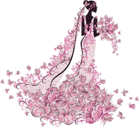 Pink Flower Bride ❣heavenlyanimegirl13❣ - Free PNG