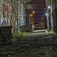 Grunge Alley Background - Gratis animerad GIF