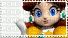 ✿Daisy Stamp With Orange Heart✿ - Bezmaksas animēts GIF