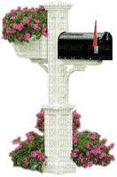 Kaz_Creations Deco Flowers Postbox - PNG gratuit