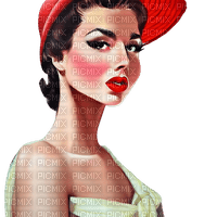 kikkapink vintage woman fashion hat - ücretsiz png