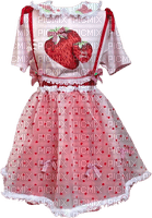strawberry dress - PNG gratuit