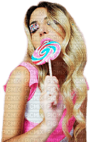 woman with candy by nataliplus - png gratis