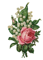 fleurs muguet - GIF animé gratuit