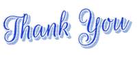 thank you blue milla1959 - 無料png