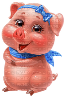 New Year pig by nataliplus - kostenlos png