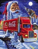 coca cola Santa bp - ilmainen png