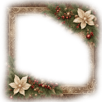 christmas winter frame - ücretsiz png
