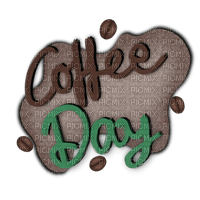 Coffee Day Text - Bogusia - ingyenes png