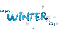 Winter.Text.phrase.Blue.Victoriabea - GIF animé gratuit