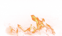 soave deco  flame fire yellow orange - Free PNG