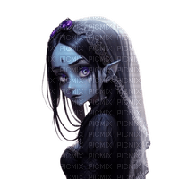 gothic woman illustrated - png gratis