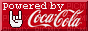 red button coca cola powered by - PNG gratuit