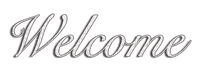 Kaz_Creations Text Welcome - Free PNG