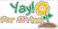 Yay for spring. Gif. Leila - Ücretsiz animasyonlu GIF