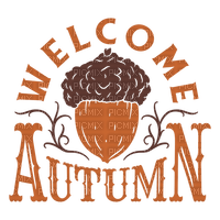 Welcome Autumn Text - Bogusia - nemokama png