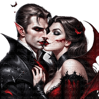 loly33 couple vampire - ücretsiz png