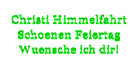 Christi Himmelfahrt - Ingyenes animált GIF