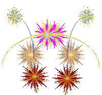fuochi  artificio - Бесплатный анимированный гифка