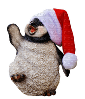 Santa Penguin - Free PNG