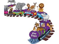 Kaz_Creations Zoo Train - PNG gratuit