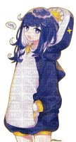 Anime girl ❤️ elizamio - zdarma png
