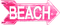 Beach.Sign.White.Pink - 免费PNG 动画 GIF