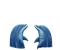 dolceluna summer blue dolphins - безплатен png анимиран GIF