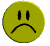 spinning frowny face :(( - Animovaný GIF zadarmo animovaný GIF