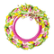 Circle.Frame.Flowers.Purple.Yellow.Green - png gratuito GIF animata