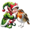 loly33 elfe oiseaux noël - png gratis GIF animasi