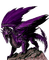 purple dragon by nataliplus - PNG gratuit GIF animé