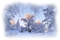 zimowy krajobraz - bezmaksas png animēts GIF