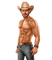 Cowboy. Leila - zdarma png animovaný GIF