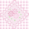 Checkered flower background - GIF animé gratuit GIF animé