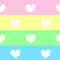 rainbow heart background - GIF animate gratis GIF animata