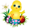 Kaz_Creations Deco Easter Chick - bezmaksas png animēts GIF