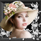femme chapeau - Gratis animerad GIF animerad GIF