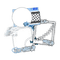 Cute blue frames circle deco [Basilslament] - ingyenes png animált GIF