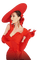 Женщина в красном - Free PNG Animated GIF