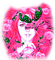 Woman.Butterflies.Roses.Fantasy - KittyKatLuv65 - gratis png geanimeerde GIF