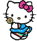 Hello Kitty - Animovaný GIF zadarmo animovaný GIF