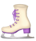Kaz_Creations Deco Purple Ice Skate Boot Colours - PNG gratuit GIF animé
