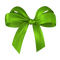 Green bow - zdarma png animovaný GIF