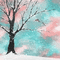 soave background animated winter forest tree - Ilmainen animoitu GIF animoitu GIF