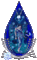 femme en bleu - Nemokamas animacinis gif animuotas GIF