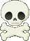 cute skull - Animovaný GIF zadarmo animovaný GIF