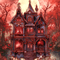 ♥❀❀❀❀ sm3 gothic house red image fantasy - png gratuito GIF animata