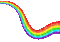 Rainbow Dip - Nemokamas animacinis gif animuotas GIF