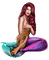 mermaid purple bp - δωρεάν png κινούμενο GIF